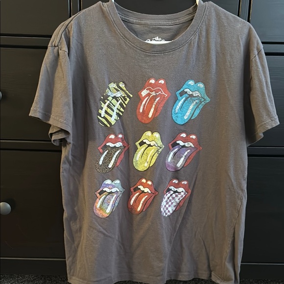 Rolling Stones Graphic Tee - Gray - Picture 1 of 1